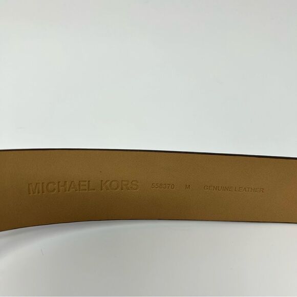 Michael Kors 1.5 Pebble Leather Belt NEW! main image 4